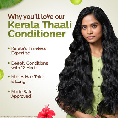 Mamaearth Kerala Thaali Conditioner 250 millilitre with Hibiscus, Amla, Reetha & Methi Dana for Smooth, Thick & Long Hair|Soft & Shiny Hair |12 Potent 100% Natural Herbs |Kerala Expertise